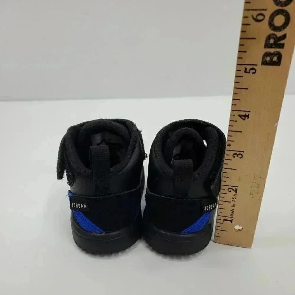 Nike Air Jordan Fadeaway 23 Black & Blue Childs Size 4C